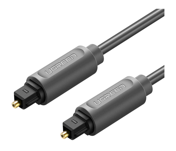 UGREEN Kabel optyczny Toslink Audio AV122 pozłacany 1.5m czarny - 1489084 - zdjęcie